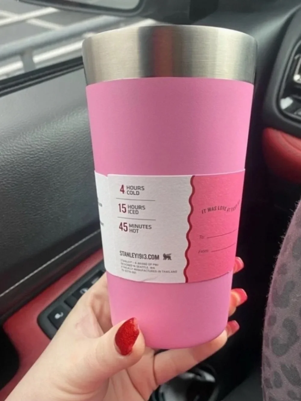 Stanley 16 oz. Stackable Cup - Valentines Day Collection Limited Edition - NEW - Picture 2 of 7